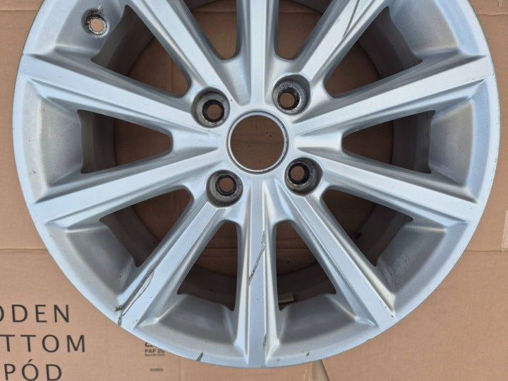 1x Alufelge 16 Zoll 6.5" 4x108 FV1C1007AA Ford B-Max Rim Wheel FEL1527485355dj