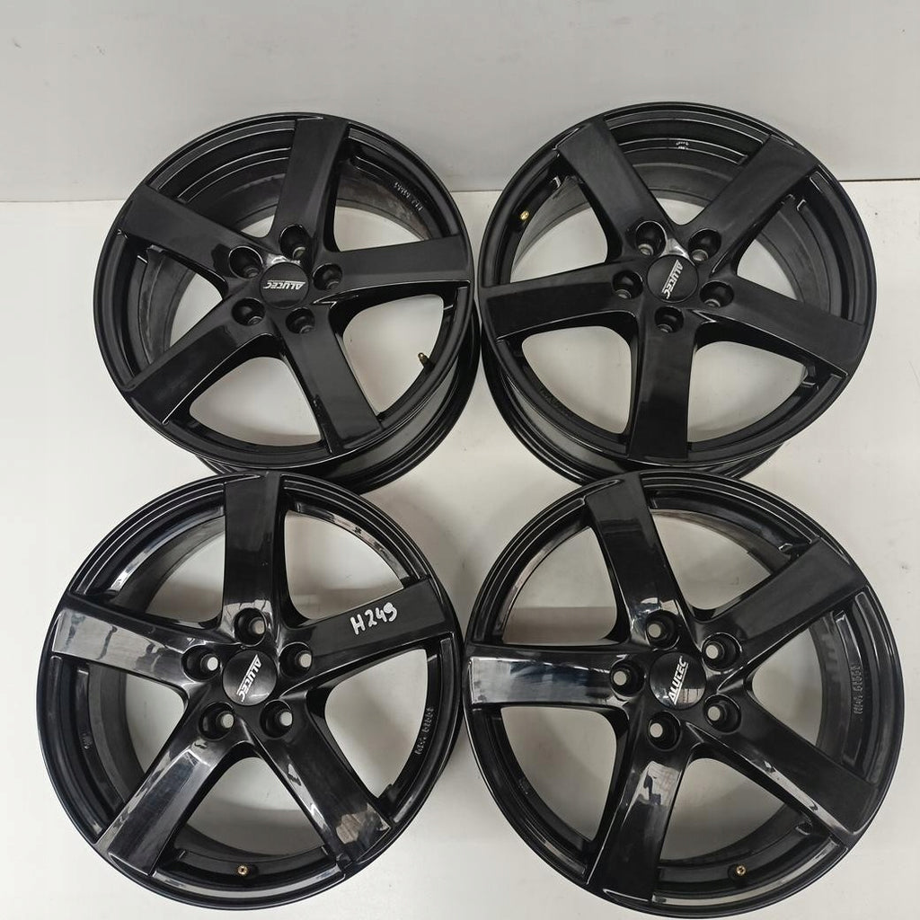 4x Alufelge 17 Zoll 7.0" 5x114.3 50ET Schwarz Hyundai I Rim Wheel FEL8360422511px