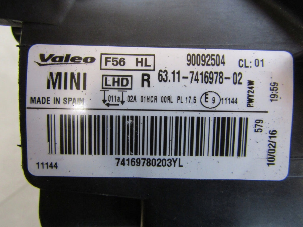 Frontscheinwerfer Mini F57 F56 F55 741697802 LED Links Scheinwerfer Headlight SCH2081821439bc