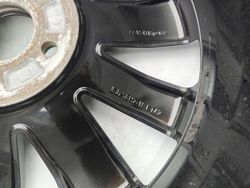 1x Alufelge 18 Zoll 8.0" 5x108 42ET Glanz Schwarz 31471312 Volvo S60 II V60 FEL6666906202aa