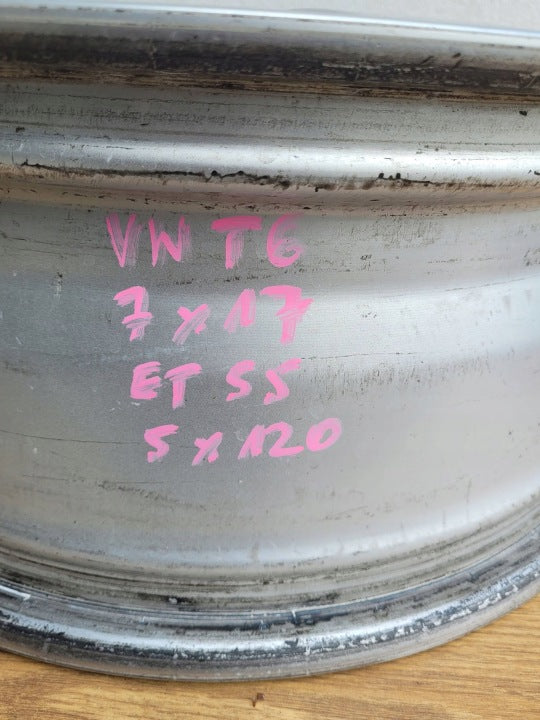 1x Alufelge 18 Zoll 5x120 7E0601025C VW Multivan Rim Wheel FEL6887005010lw