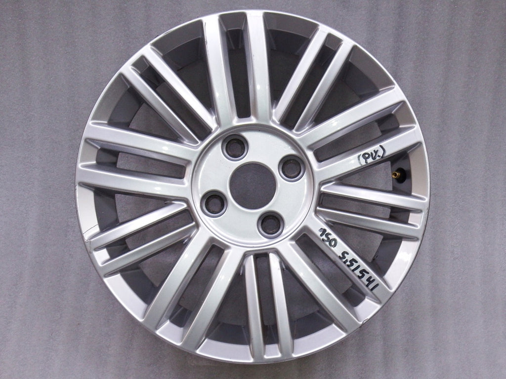 1x Alufelge 15 Zoll 5.5" 4x100 41ET Glanz Silber VW Up Rim Wheel