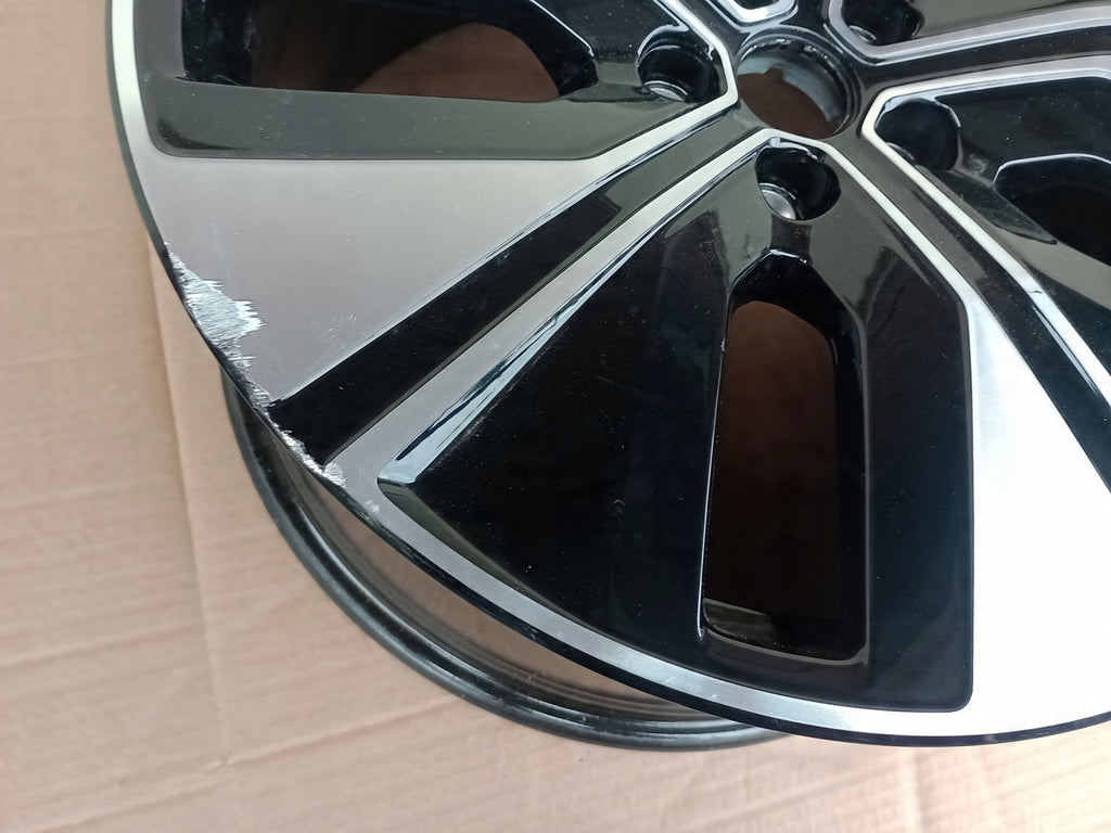 1x Alufelge 19 Zoll 9.0" 5x108 53ET Glanz Schwarz 32327782 Polestar Rim Wheel