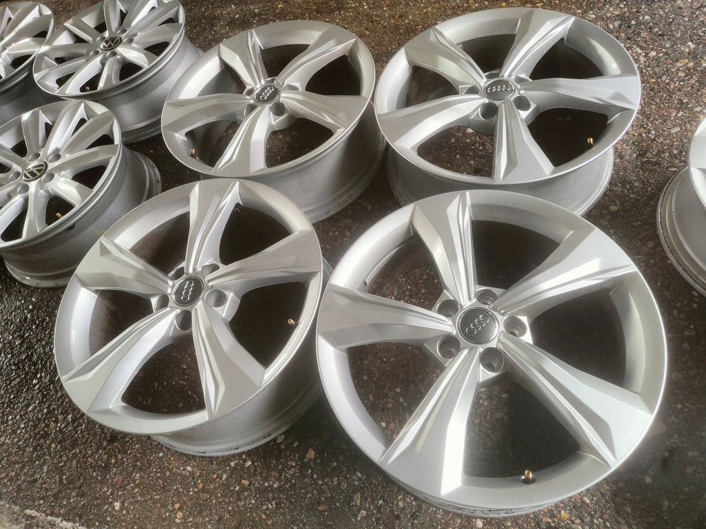 1x Alufelge 19 Zoll 7.0" 5x112 34ET Glanz Silber 80A601025K Audi Rim Wheel FEL7677208655vd