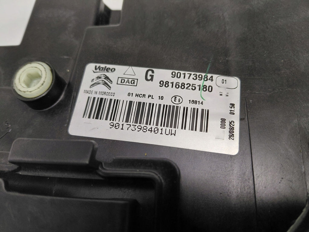 Frontscheinwerfer Citroën Berlingo 9816825180 Links Scheinwerfer Headlight SCH7257297441wb
