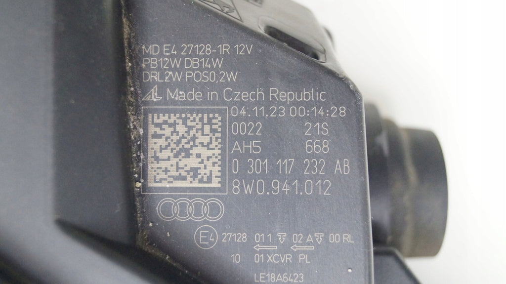 Frontscheinwerfer Audi A4 B9 8W0941012 LED Rechts Scheinwerfer Headlight SCH3020151414sy