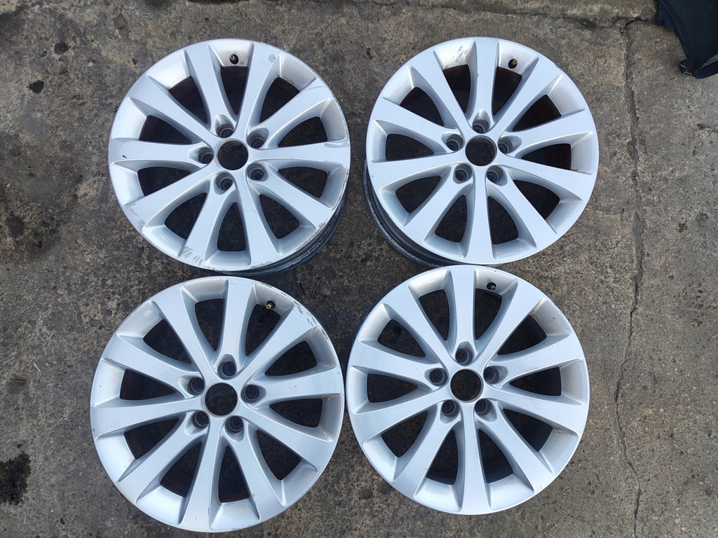 4x Alufelge 17 Zoll 7.0" 5x110 35ET Glanz Silber 13269541 Opel Meriva B FEL7016397900je
