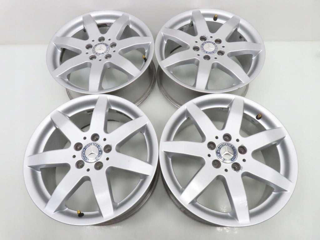 4x Alufelge 17 Zoll 7.5" 5x112 47 5ET Silber A2044015902 Mercedes-Benz W204 FEL5525695645on