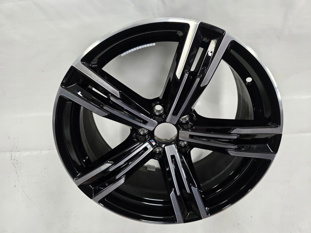 1x Alufelge 18 Zoll 7.5" 5x112 25ET Glanz Schwarz 8746631 BMW G20 Rim Wheel FEL2572594745tj