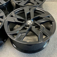 Load image into Gallery viewer, 4x Alufelge 19 Zoll 8.0" 5x112 45ET Glanz Graphit 57A601025AF Skoda Karoq FEL8923507028kh
