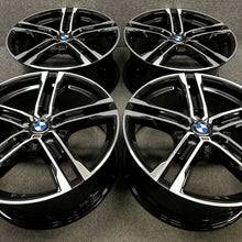 Load image into Gallery viewer, 4x Alufelge 18 Zoll 8.0" 5x112 57ET Glanz Schwarz 8092352 BMW 2 F45 1 F40 F46 FEL1673599668si