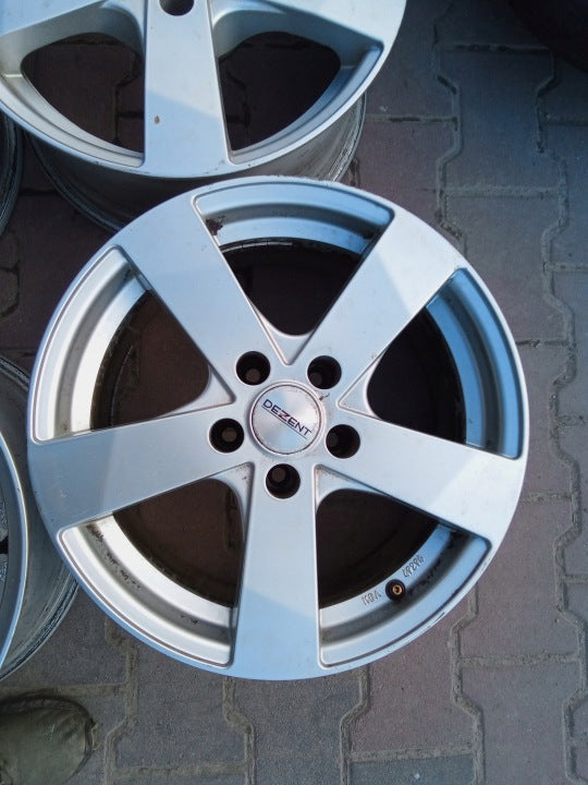 4x Alufelge 16 Zoll 7.0" 5x108 30ET Silber KBA49294 Rim Wheel FEL4279260784ig