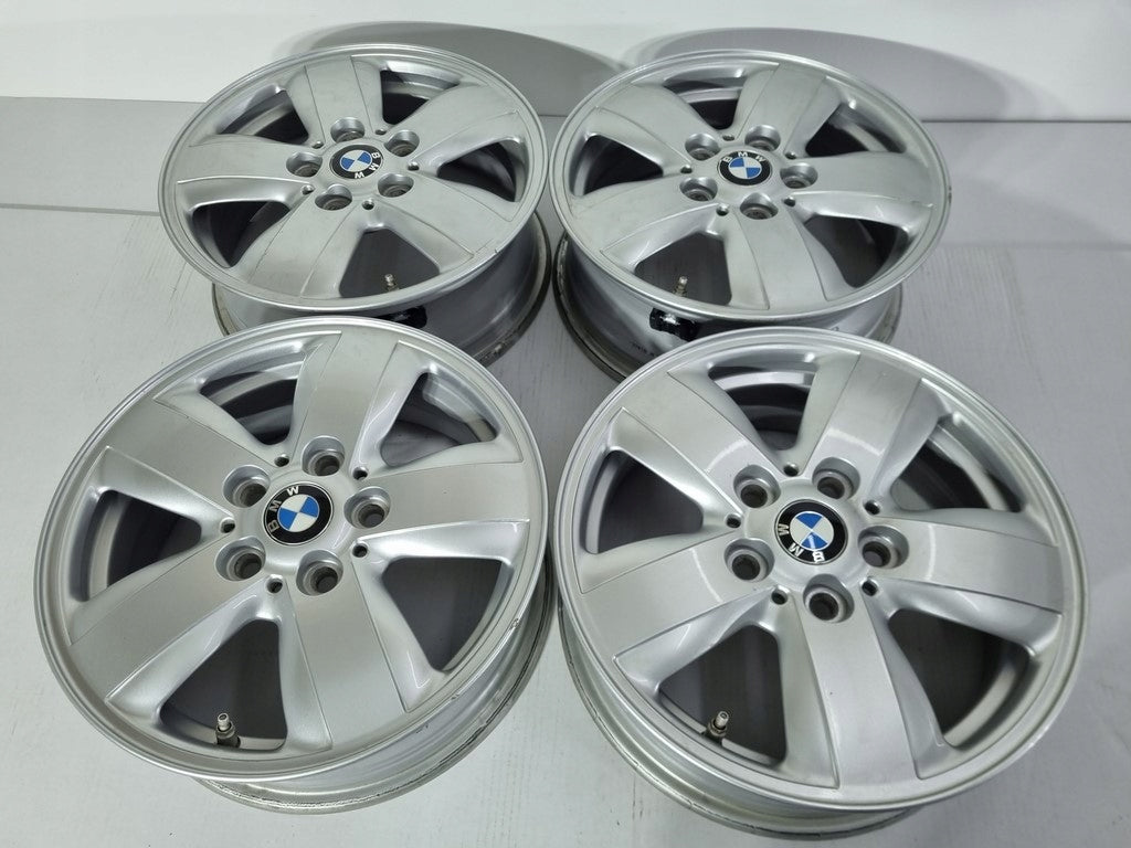 4x Alufelge 15 Zoll 5.5" 5x112 46ET Glanz Silber 6855101 Mini Rim Wheel FEL1880901952yc