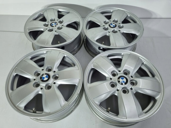 4x Alufelge 15 Zoll 5.5" 5x112 46ET Glanz Silber 6855101 Mini Rim Wheel FEL1880901952yc