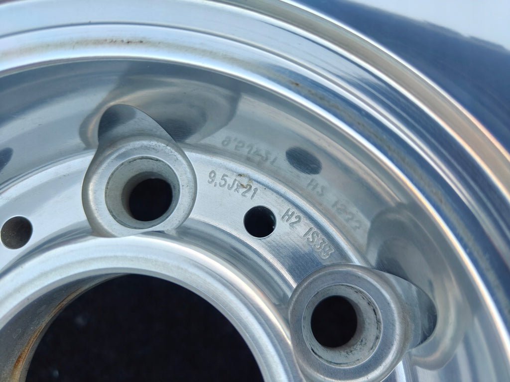1x Alufelge 21 Zoll 9.5" 5x120 33ET Glanz Silber 6859832 Rim Wheel FEL6315312388aj