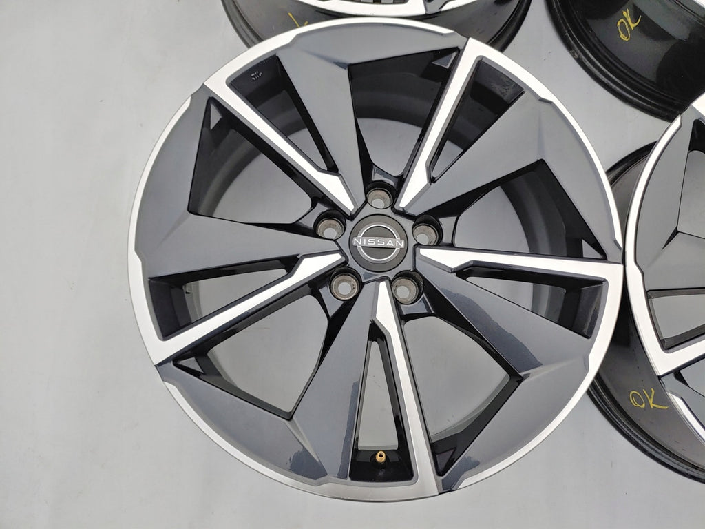 4x Alufelge 19 Zoll 7.5" 5x114.3 45ET Glanz Graphit Mg X-Trail I Qashqai III J12 FEL8219364024td