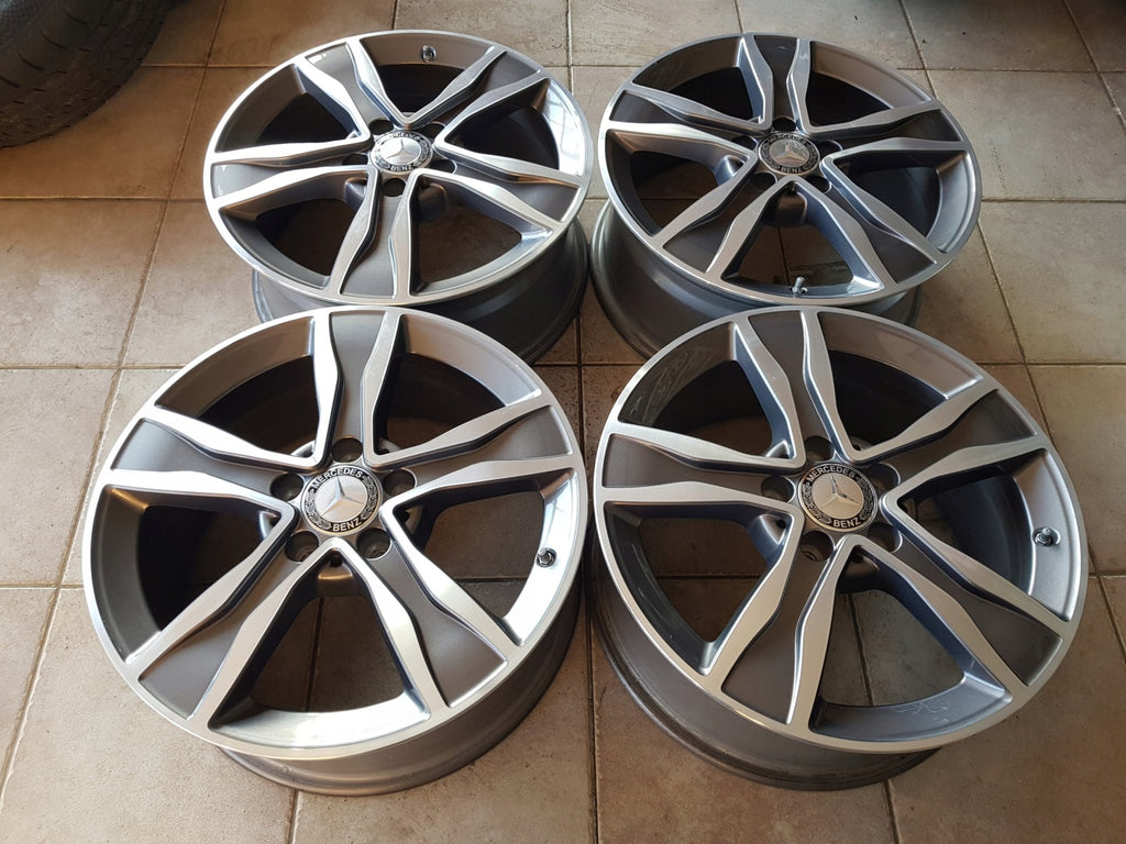 4x Alufelge 17 Zoll 7.0" 5x112 48 5ET A2054010800 Mercedes-Benz W205 Rim Wheel FEL7069109617te