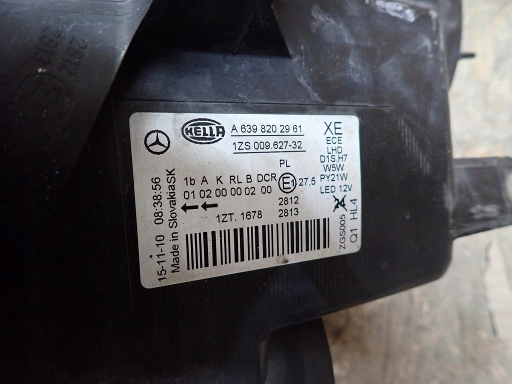 Frontscheinwerfer Mercedes-Benz Vito A6398202961 A6398203061 Xenon Ein Satz SCH7260464447cx