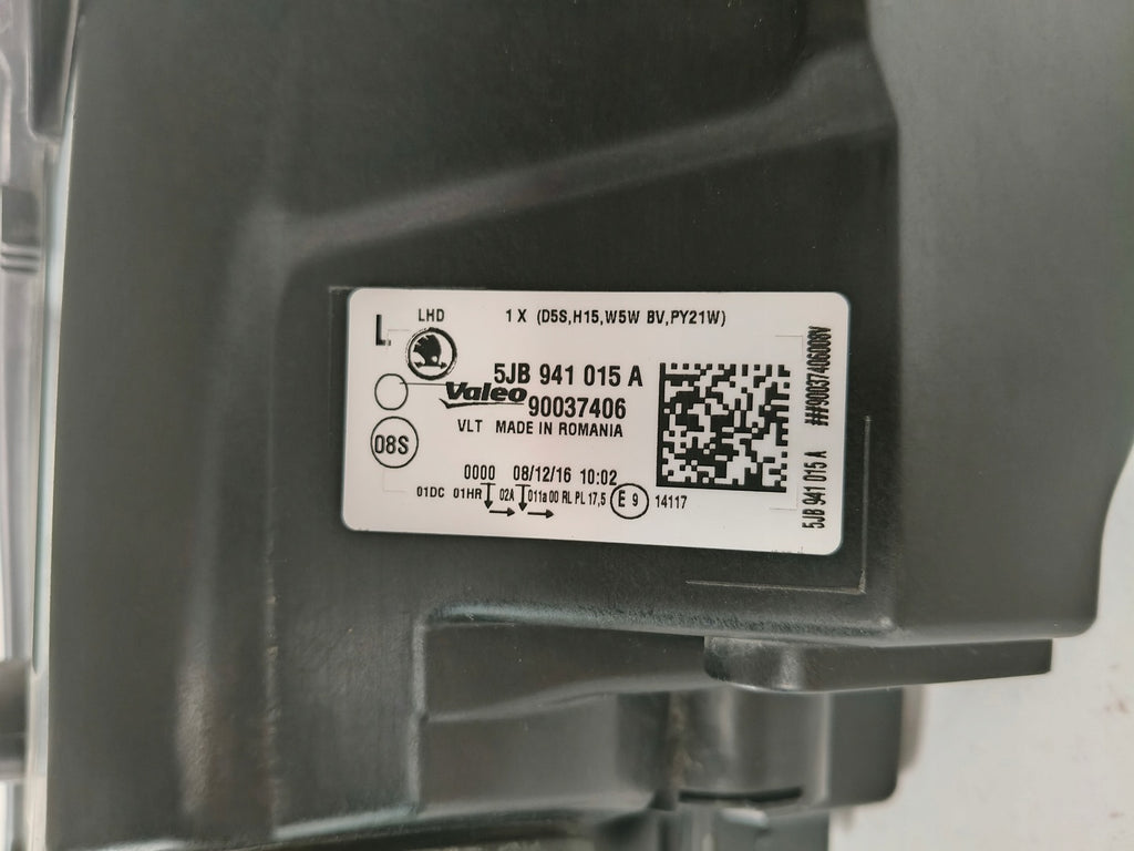 Frontscheinwerfer Skoda Rapid 5JB941015A Xenon Links Scheinwerfer Headlight SCH9451533163rx