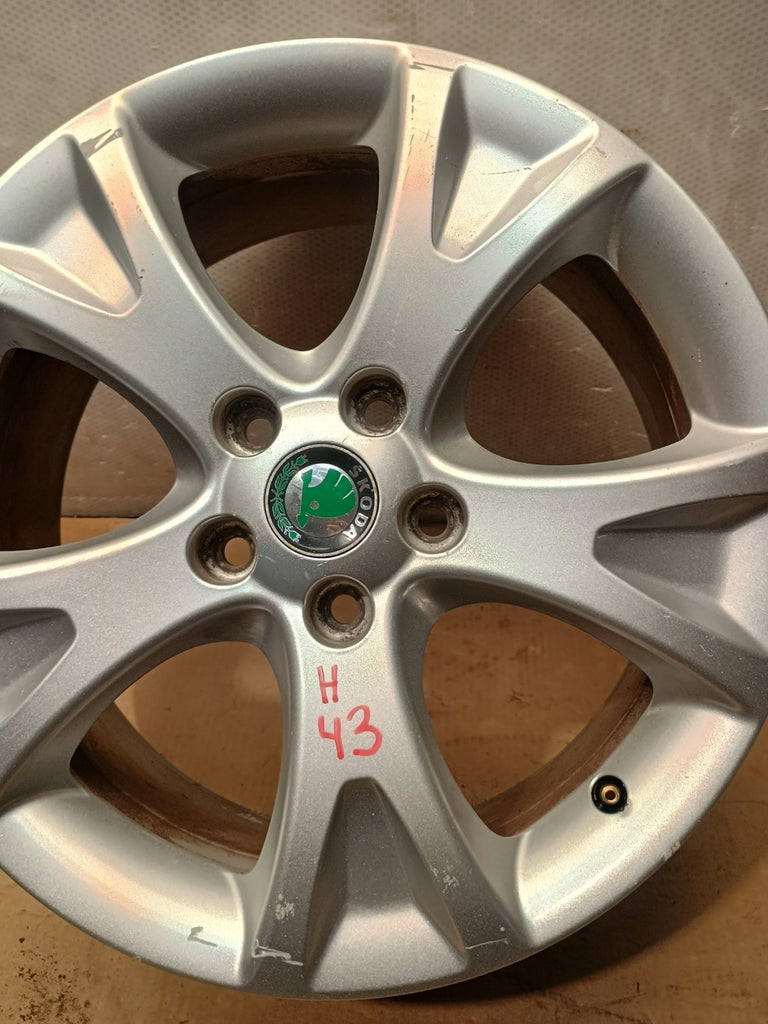 1x Alufelge 17 Zoll 7.0" 5x112 54ET 1Z0601025Q Skoda Superb I Rim Wheel FEL5515872652yo