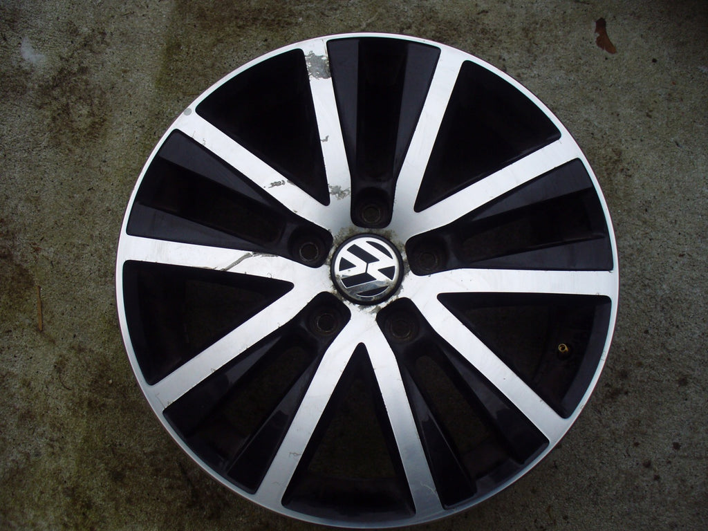 1x Alufelge 17 Zoll 7.0" 5x120 55ET Glanz Schwarz 7E0601025L VW Multivan FEL5395545304xt