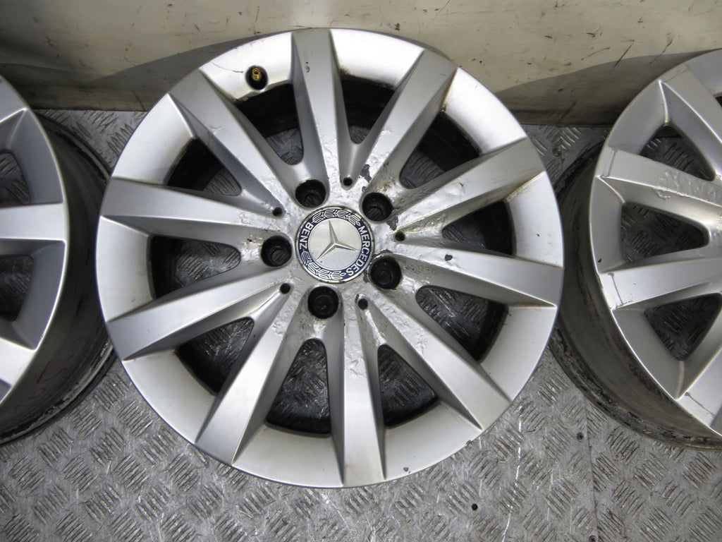 4x Alufelge 16 Zoll 6.5" 5x112 A2464010202 Mercedes-Benz W246 Rim Wheel FEL6170467273aa