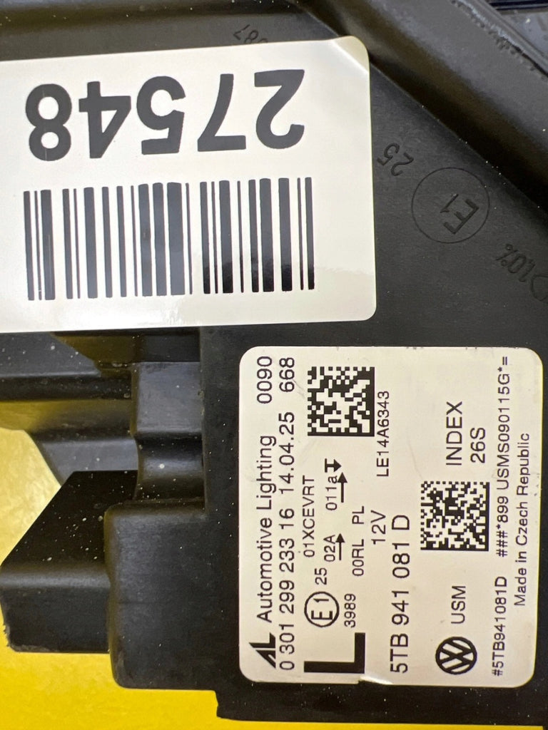 Frontscheinwerfer VW Touran 5TB941081D LED Links Scheinwerfer Headlight SCH4419562068eu