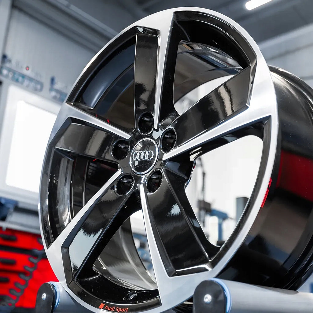 4x Alufelge 18 Zoll 8.0" 5x112 46ET Glanz Schwarz 8V0601025DF Audi Rim Wheel FEL8346742714ss