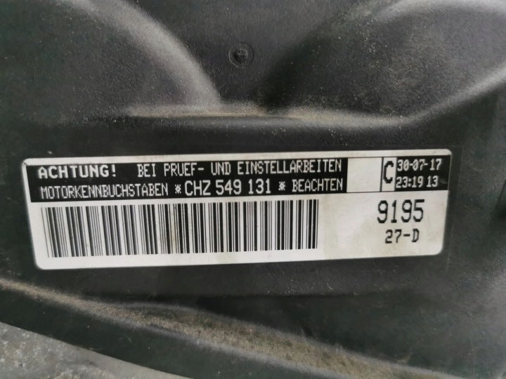 Motor Audi Q2 CHZJ 1.0 TFSI 115PS 85kW 2017 Benzin Engine Unkomplett MOT3174699620vz