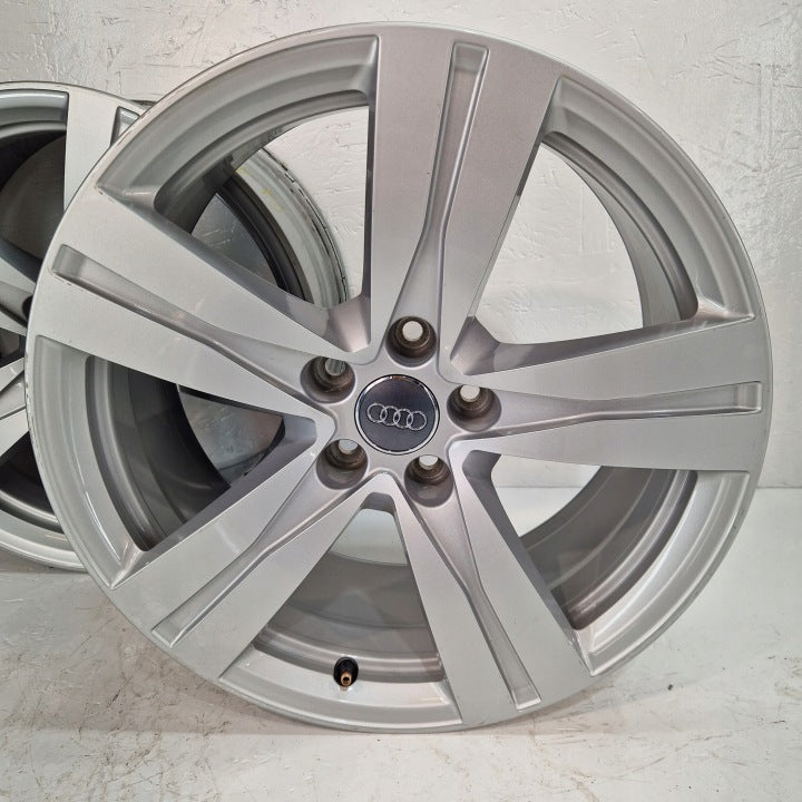 4x Alufelge 18 Zoll 8.0" 5x112 25ET Glanz Silber 4M0601025A Audi Rim Wheel FEL7688644495oi