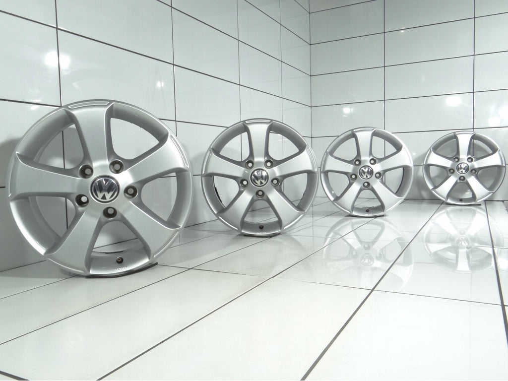 4x Alufelge 17 Zoll 7.5" 5x130 50ET Glanz Silber 7P0071497 VW Touareg Rim Wheel FEL4148173316pi
