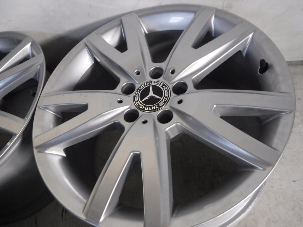 4x Alufelge 18 Zoll 8.5" 5x112 34ET Glanz Silber A2184011202 Audi I Rim Wheel FEL9515181636fs