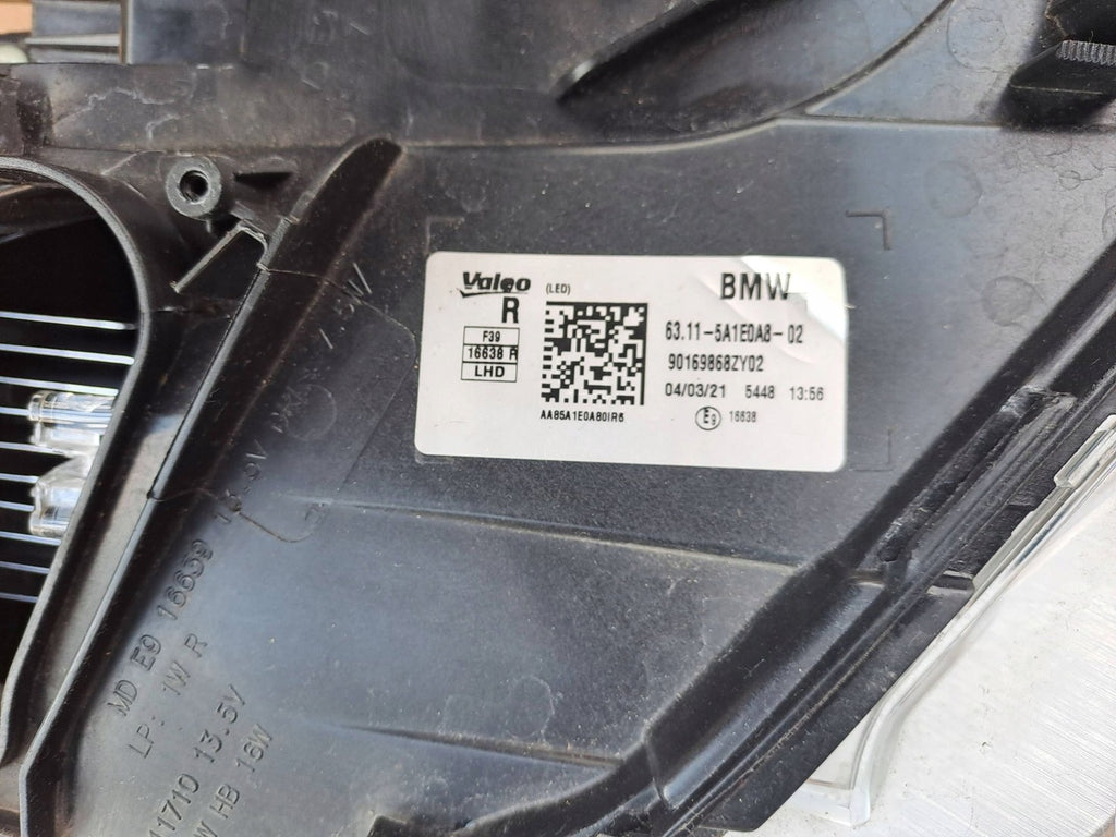 Frontscheinwerfer BMW X2 F39 5A1E0A8-02 Rechts Scheinwerfer Headlight SCH2697921929eq