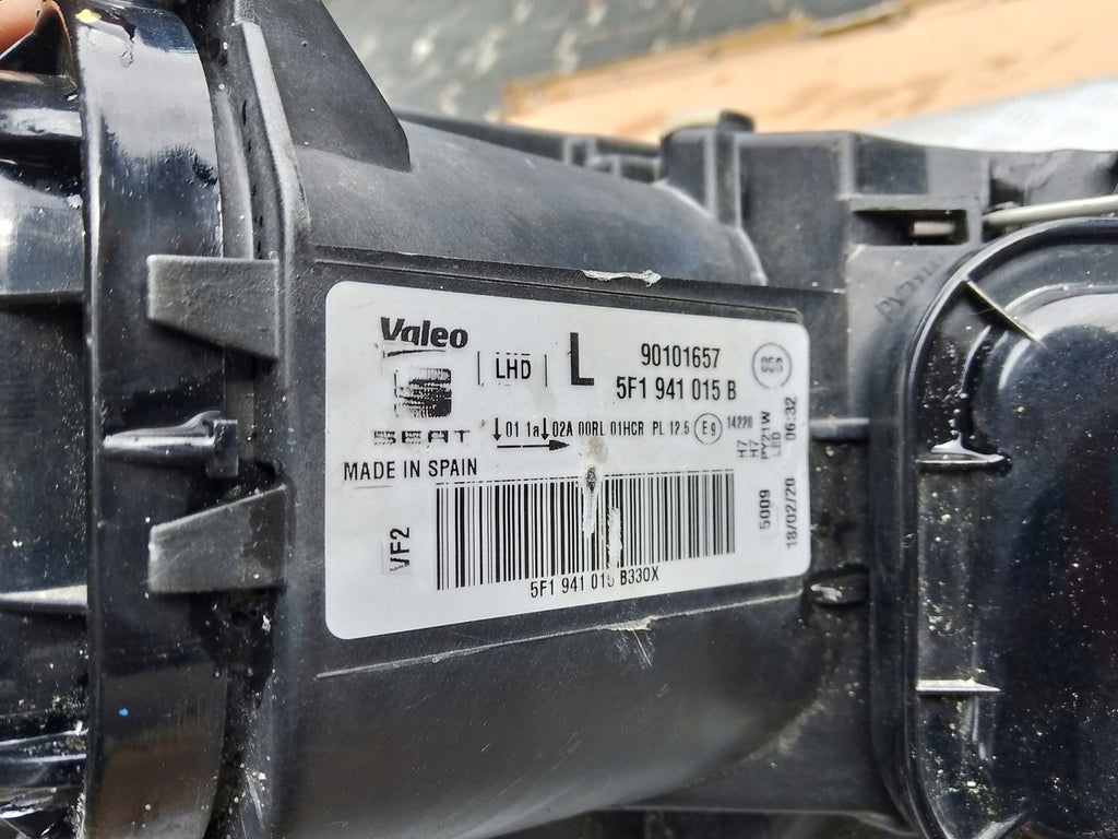 Frontscheinwerfer Seat Leon 5F1941015 Links Scheinwerfer Headlight