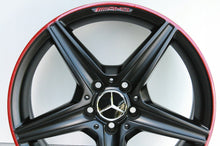 Laden Sie das Bild in den Galerie-Viewer, 4x Alufelge 18 Zoll 7.5" 5x112 44ET Matt Schwarz A2054011100 Mercedes-Benz Amg FEL7123664181mt