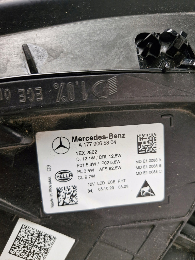 Frontscheinwerfer Mercedes-Benz A1779065804 Rechts Scheinwerfer Headlight SCH8210111091hp