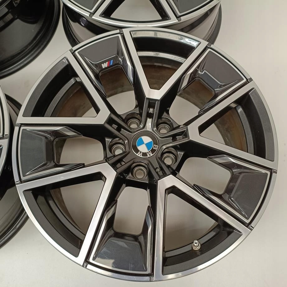 4x Alufelge 18 Zoll 8.5" 5x112 36ET Glanz Grau 8747286 BMW 3 G20 4 G26 Rim Wheel FEL8464745698gd