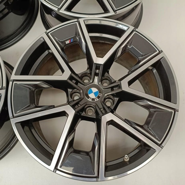 4x Alufelge 18 Zoll 8.5" 5x112 36ET Glanz Grau 8747286 BMW 3 G20 4 G26 Rim Wheel FEL8464745698gd