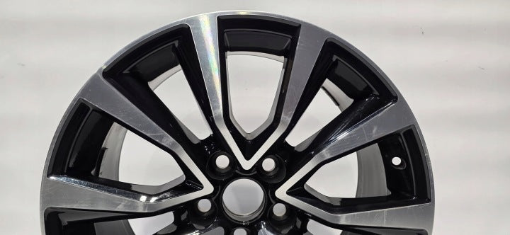 1x Alufelge 18 Zoll 8.0" 5x114.3 35ET Schwarz PW457-0E002 Toyota I X Rim Wheel FEL8770944220rv