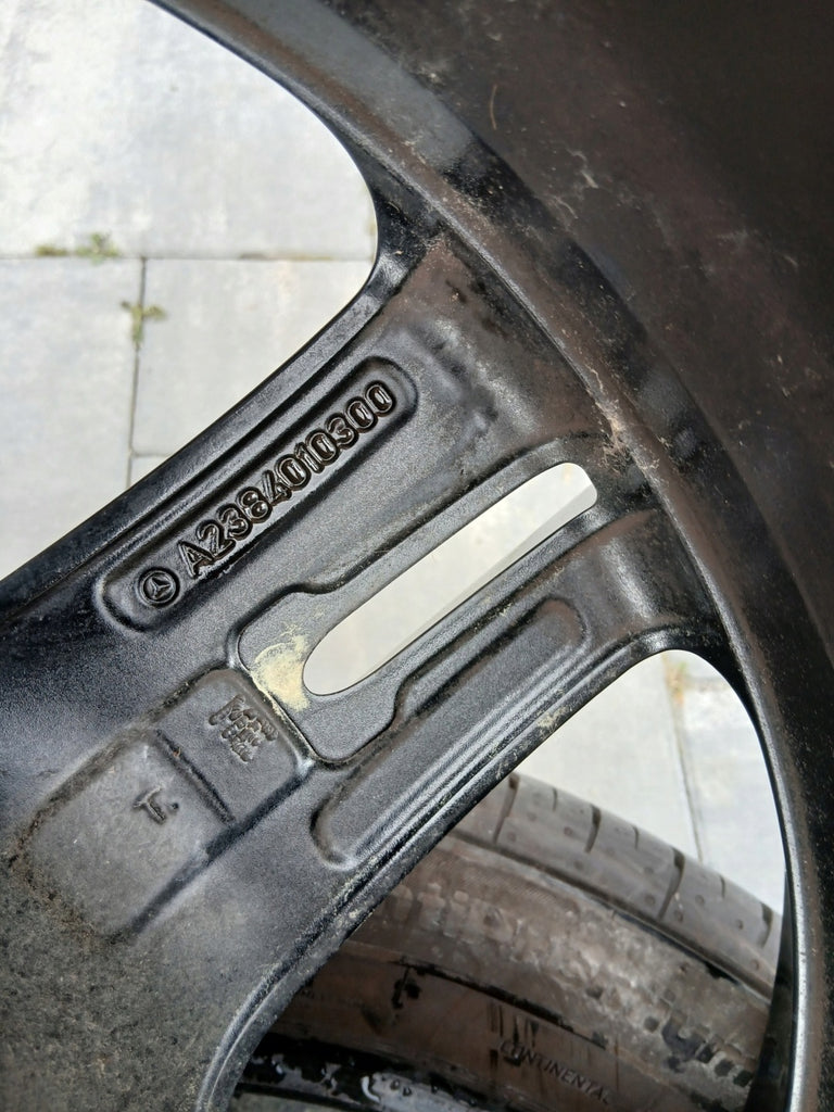 1x Alufelge 19 Zoll 8.0" 5x112 43ET Glanz Schwarz A2384010300 Mercedes-Benz FEL1104450515ux