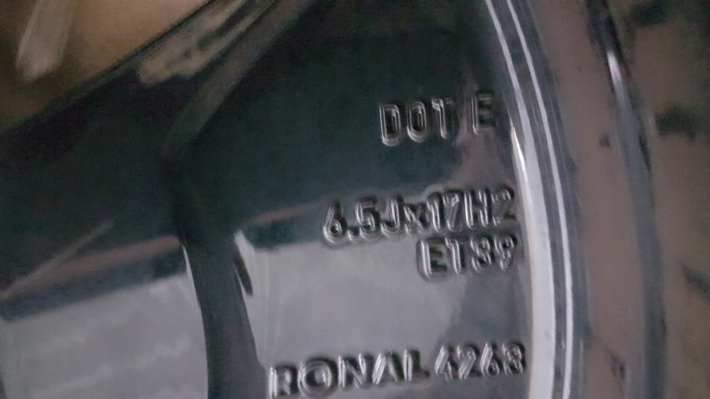 1x Alufelge 17 Zoll 6.5" 5x112 39ET 2QM601025E VW T-Cross Rim Wheel FEL3243101317qx