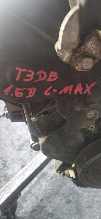 Motor Ford C-Max II Focus T3DB 1.6 TDCI 95PS 70kW 95TKm Diesel Engine Unkomplett MOT6897741955qx