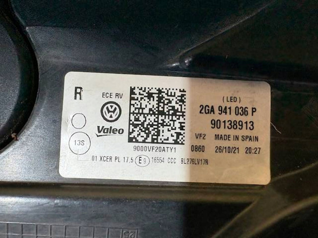 Frontscheinwerfer VW T-Roc 2GA941036P Full LED Rechts Scheinwerfer Headlight