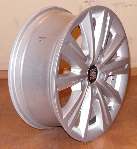 1x Alufelge 16 Zoll 6.5" 5x112 33ET Glanz Silber 7N5601025 Seat Alhambra FEL4409651142wt