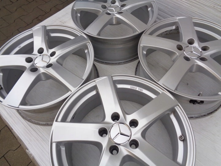 4x Alufelge 17 Zoll 7.0" 5x112 48 5ET KBA51551 Mercedes-Benz S205 W205 Rim Wheel FEL6736829322ke