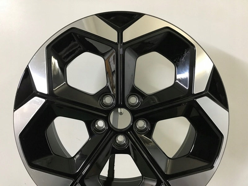 1x Alufelge 18 Zoll 7.0" 5x108 47 5ET Glanz Schwarz R1TC-1007-E1 Ford Puma