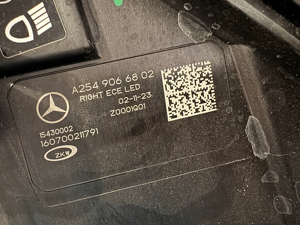 Frontscheinwerfer Mercedes-Benz Glc A2549066802 Full LED Rechts Headlight SCH1907217595po