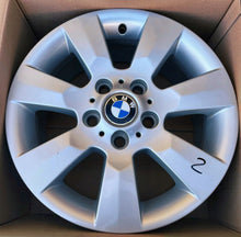 Load image into Gallery viewer, 1x Alufelge 16 Zoll 7.0" 5x120 47ET Glanz Silber 6766734-13 BMW 1 Rim Wheel FEL6067245558xi