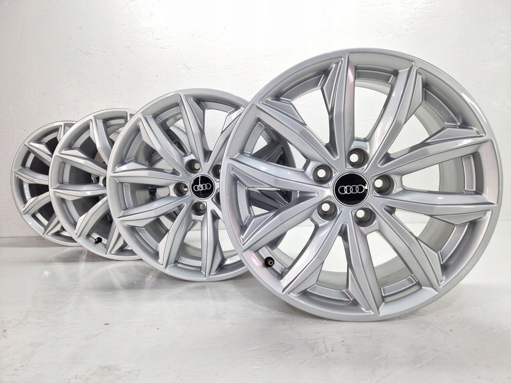 4x Alufelge 17 Zoll 7.0" 5x112 34ET Glanz Silber 80A601025J Audi Rim Wheel FEL7817819558os