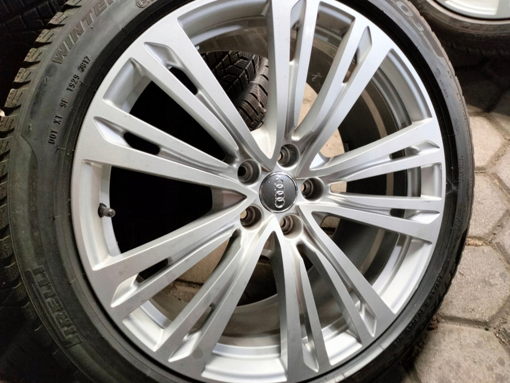 4x Alufelge 20 Zoll 9.0" 5x112 40ET Glanz Silber 4N0601025 Audi A8 Rim Wheel FEL4308727962ov